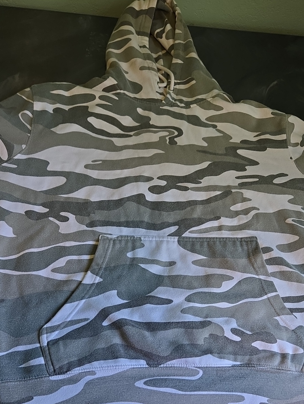 Gray Camo Hoddie